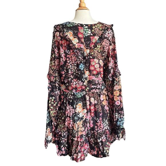 Ted Baker Hendria Mini Dress Bohemian Floral Girly Summer Flowy Fun ST5 - Picture 4 of 15